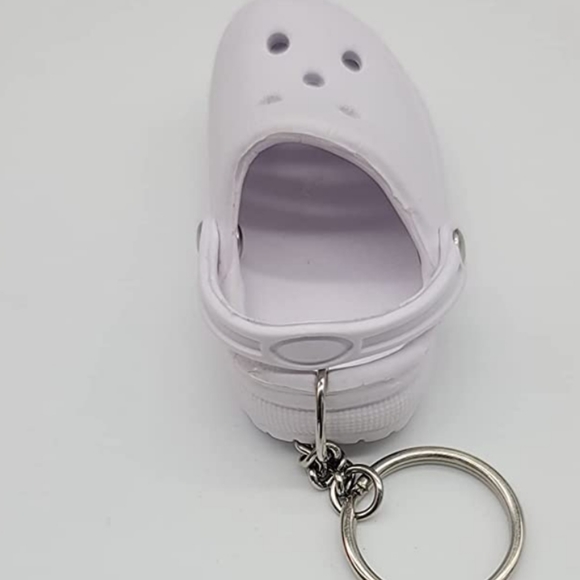 White Crocs Keychain - Picture 3 of 4